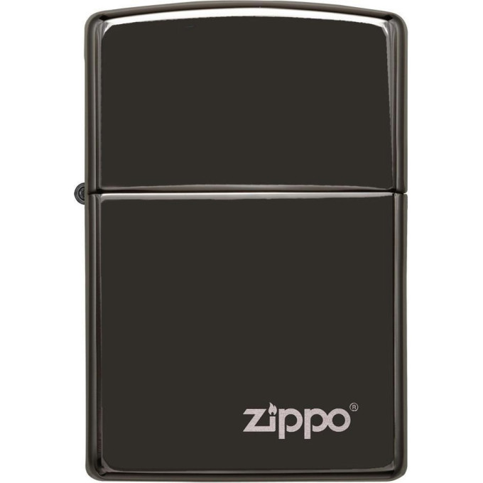 Zippo Classic 24756ZL — чёрная зажигалка с цветным декором