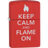 Зажигалка Zippo Classic 28671, красная матовая